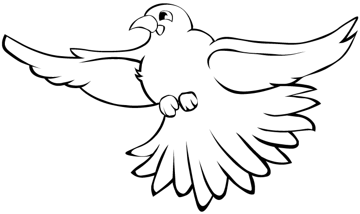 Dessin à colorier: Oiseaux (Animaux) #11891 - Coloriages à Imprimer Gratuits
