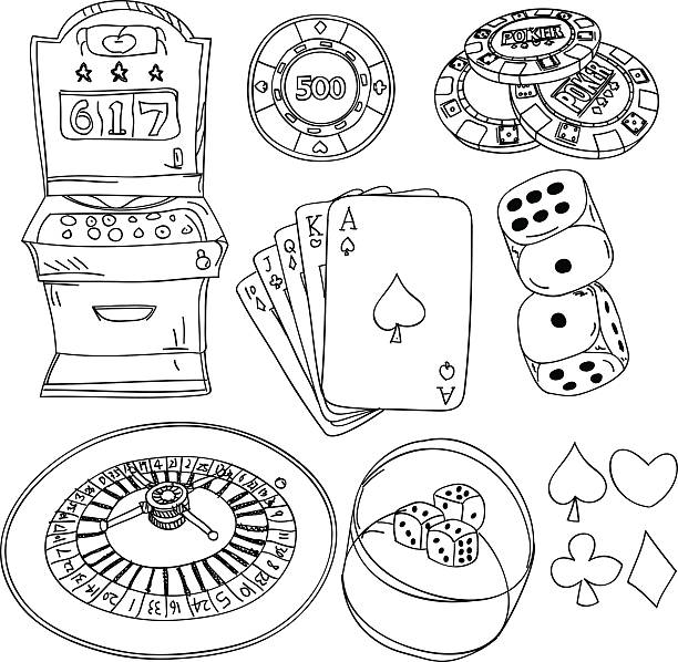 Dessin à colorier: Casino (Bâtiments et Architecture) #169863 - Coloriages à Imprimer Gratuits