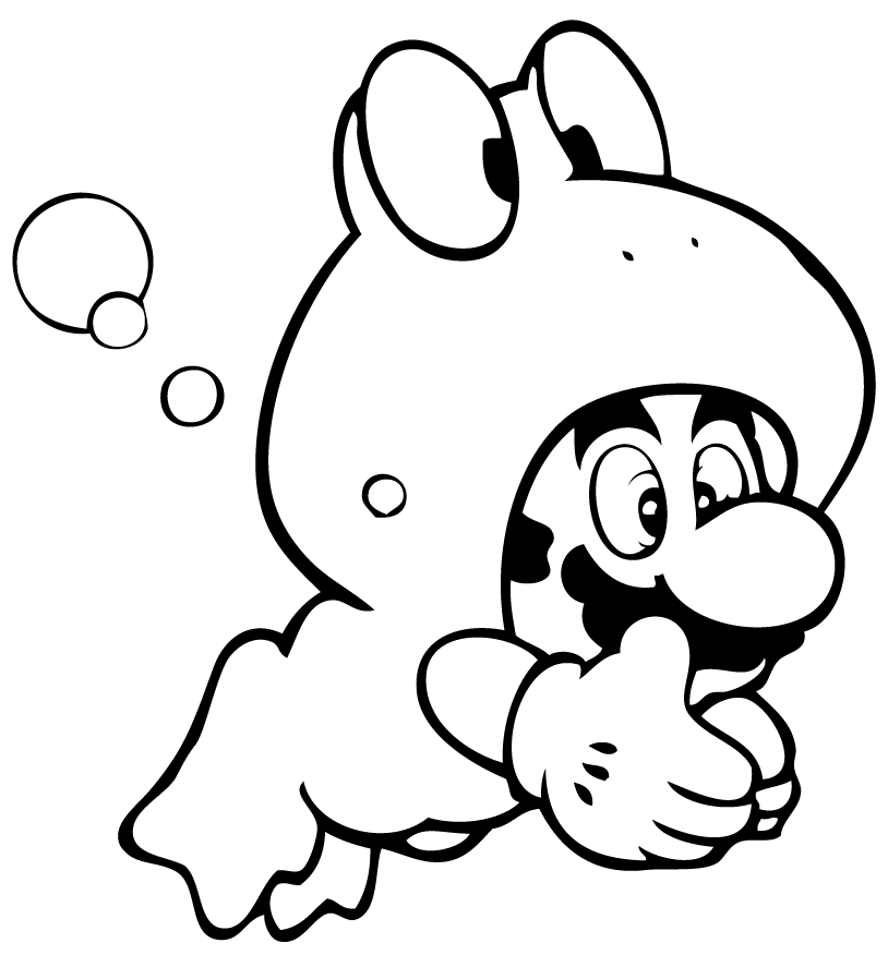 Dessin à colorier: Mario Bros (Jeux Vidéos) #112463 - Coloriages à Imprimer Gratuits
