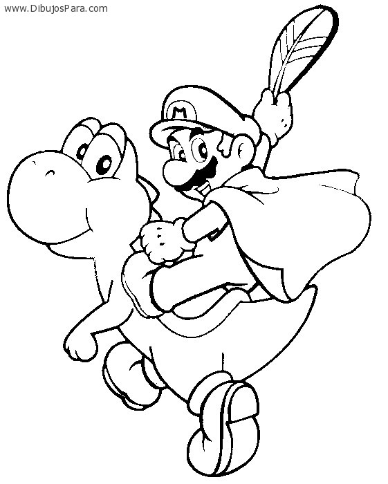 Dessin à colorier: Mario Bros (Jeux Vidéos) #112608 - Coloriages à Imprimer Gratuits