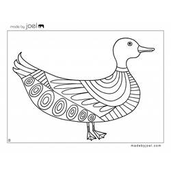 Dessin à colorier: Canard (Animaux) #1468 - Coloriages à Imprimer Gratuits
