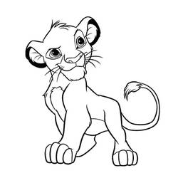 Dessin à colorier: Lion (Animaux) #10381 - Coloriages à Imprimer Gratuits