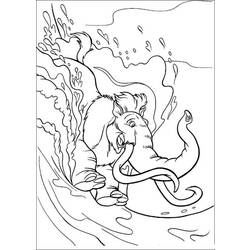 Dessin à colorier: Mammouth (Animaux) #19231 - Coloriages à Imprimer Gratuits