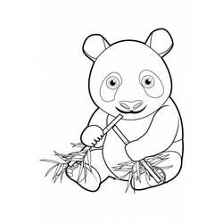 Dessin à colorier: Panda (Animaux) #12442 - Coloriages à Imprimer Gratuits