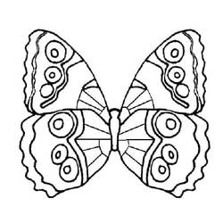 Dessin à colorier: Papillon (Animaux) #15691 - Coloriages à Imprimer Gratuits