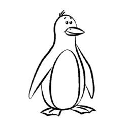 Dessin à colorier: Pingouin (Animaux) #16823 - Coloriages à Imprimer Gratuits