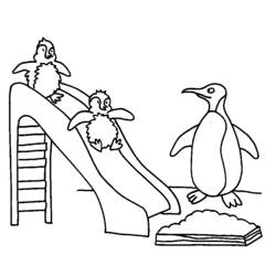 Dessin à colorier: Pingouin (Animaux) #16825 - Coloriages à Imprimer Gratuits