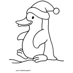 Dessin à colorier: Pingouin (Animaux) #16863 - Coloriages à Imprimer Gratuits