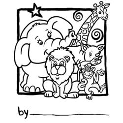 Dessin à colorier: Zoo (Animaux) #12690 - Coloriages à Imprimer Gratuits