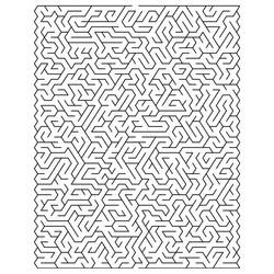 Dessin à colorier: Labyrinthes (Éducatifs) #126472 - Coloriages à Imprimer Gratuits