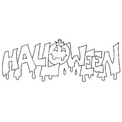 Dessin à colorier: Halloween (Fêtes et Occasions spéciales) #55397 - Coloriages à Imprimer Gratuits