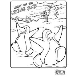 Dessin à colorier: Club Penguin (Jeux Vidéos) #170296 - Coloriages à Imprimer Gratuits
