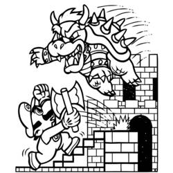Dessin à colorier: Mario Bros (Jeux Vidéos) #112471 - Coloriages à Imprimer Gratuits