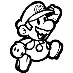 Dessin à colorier: Mario Bros (Jeux Vidéos) #112495 - Coloriages à Imprimer Gratuits