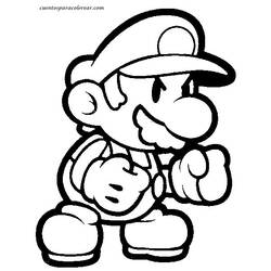 Dessin à colorier: Mario Bros (Jeux Vidéos) #112512 - Coloriages à Imprimer Gratuits