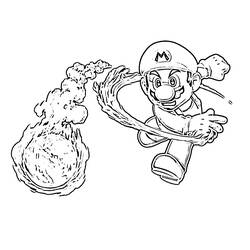 Dessin à colorier: Mario Bros (Jeux Vidéos) #112539 - Coloriages à Imprimer Gratuits