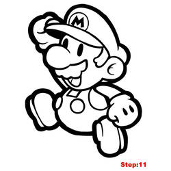 Dessin à colorier: Mario Bros (Jeux Vidéos) #112570 - Coloriages à Imprimer Gratuits