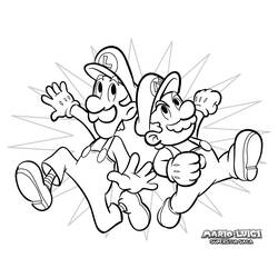 Dessin à colorier: Mario Bros (Jeux Vidéos) #112591 - Coloriages à Imprimer Gratuits