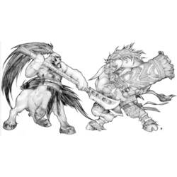 Dessin à colorier: Warcraft (Jeux Vidéos) #112990 - Coloriages à Imprimer Gratuits