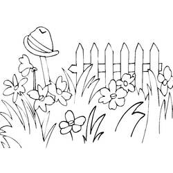 Dessin à colorier: Jardin (Nature) #166328 - Coloriages à Imprimer Gratuits