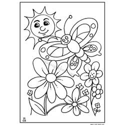 Dessin à colorier: Saison Printemps (Nature) #164984 - Coloriages à Imprimer Gratuits