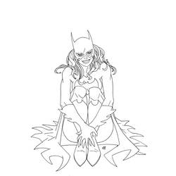 Dessin à colorier: Batgirl (Super-héros) #77960 - Coloriages à Imprimer Gratuits
