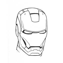 Dessin à colorier: Iron Man (Super-héros) #80540 - Coloriages à Imprimer Gratuits