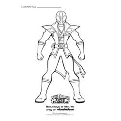 Dessin à colorier: Power Rangers (Super-héros) #49989 - Coloriages à Imprimer Gratuits