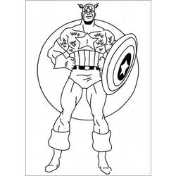 Dessin à colorier: Super Héros Marvel (Super-héros) #79869 - Coloriages à Imprimer Gratuits