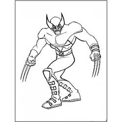 Dessin à colorier: Wolverine (Super-héros) #74846 - Coloriages à Imprimer Gratuits