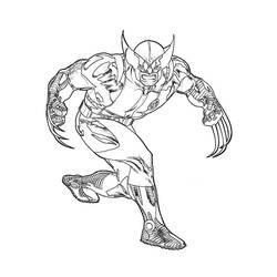 Dessin à colorier: Wolverine (Super-héros) #74893 - Coloriages à Imprimer Gratuits