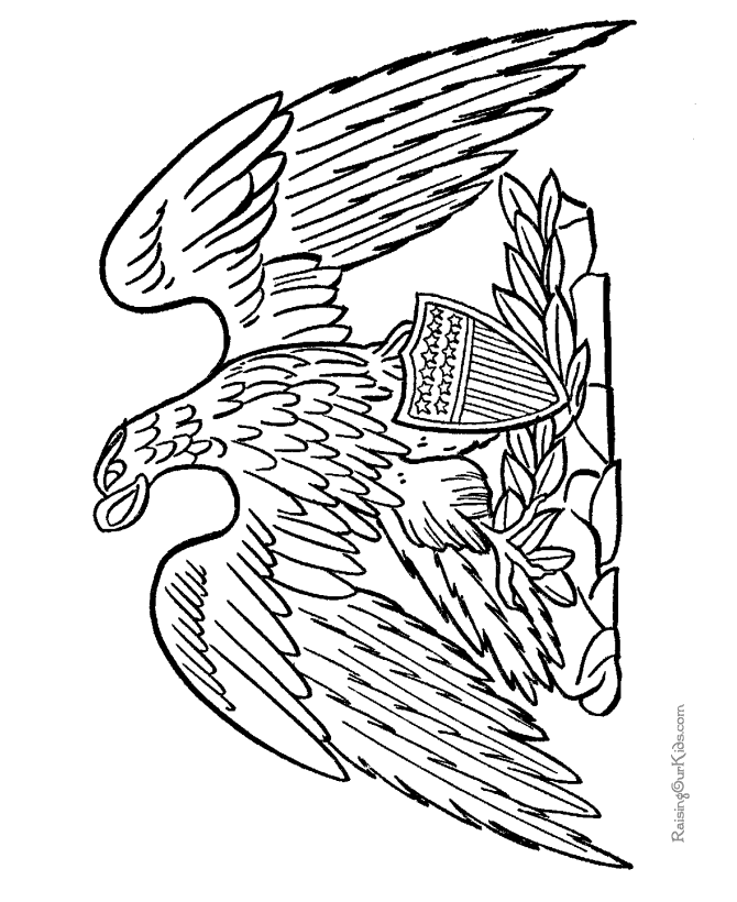 Dessin à colorier: Aigle (Animaux) #337 - Coloriages à Imprimer Gratuits