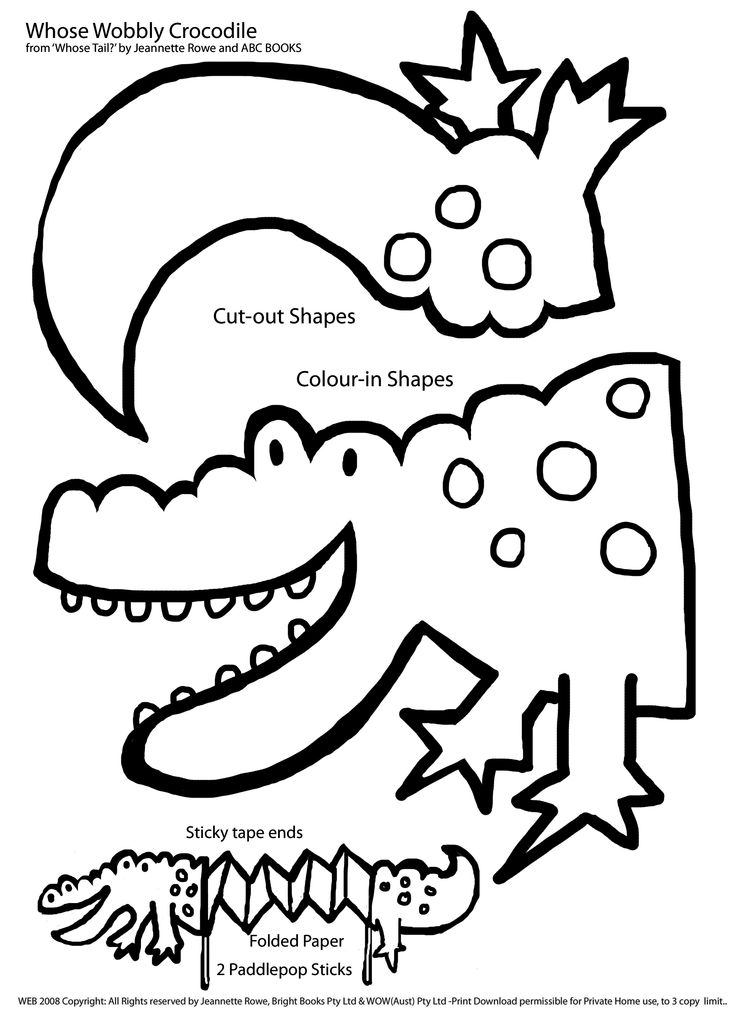 Dessin à colorier: Alligator (Animaux) #398 - Coloriages à Imprimer Gratuits