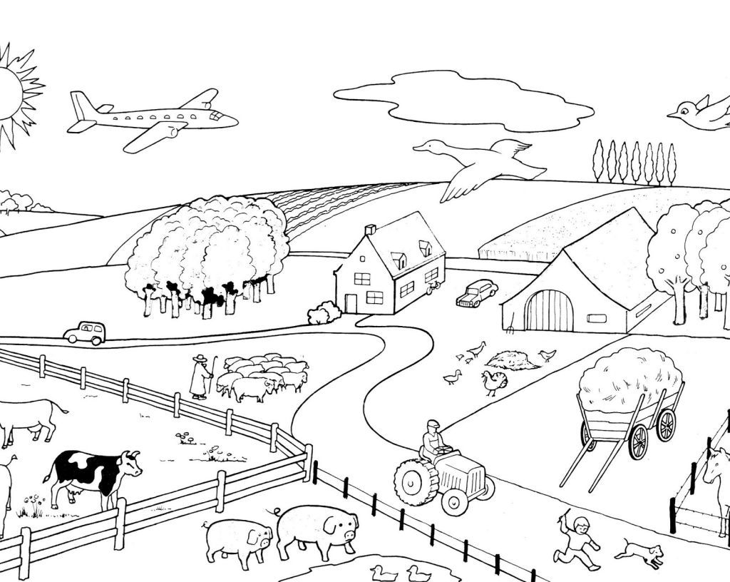Dessin à colorier: Animaux de la ferme (Animaux) #21401 - Coloriages à Imprimer Gratuits