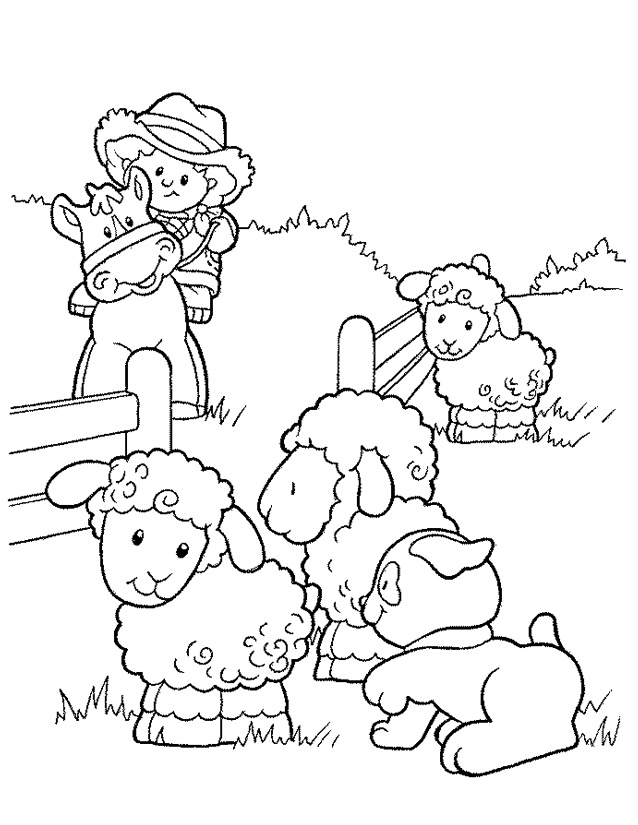 Dessin à colorier: Animaux de la ferme (Animaux) #21414 - Coloriages à Imprimer Gratuits