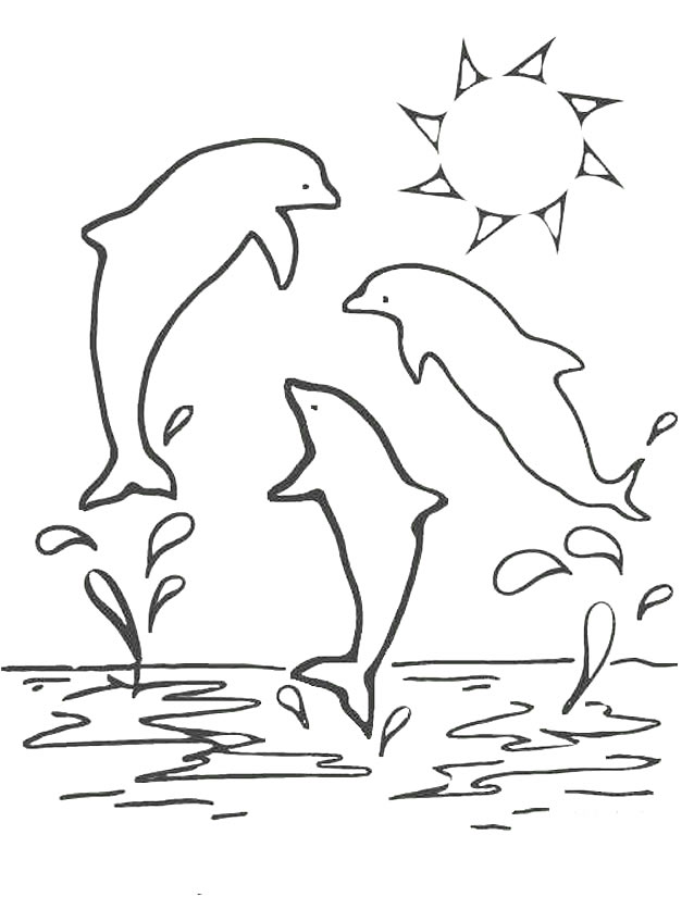 Dessin à colorier: Animaux marins (Animaux) #22027 - Coloriages à Imprimer Gratuits