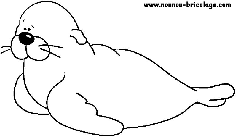 Dessin à colorier: Animaux marins (Animaux) #22061 - Coloriages à Imprimer Gratuits