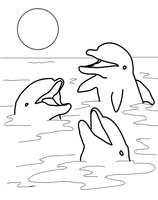 Dessin à colorier: Animaux marins (Animaux) #22191 - Coloriages à Imprimer Gratuits