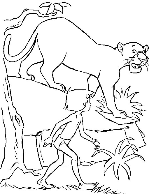 Dessin à colorier: Animaux sauvages / de la jungle (Animaux) #21116 - Coloriages à Imprimer Gratuits