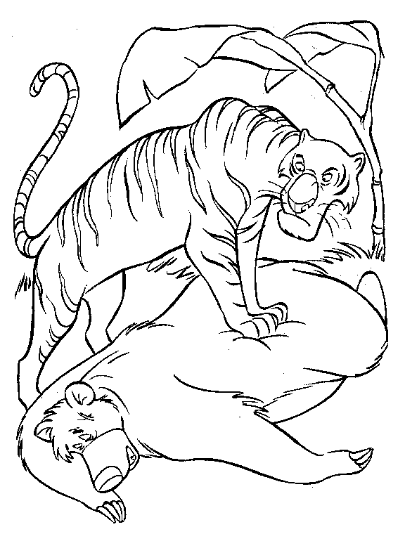 Dessin à colorier: Animaux sauvages / de la jungle (Animaux) #21165 - Coloriages à Imprimer Gratuits