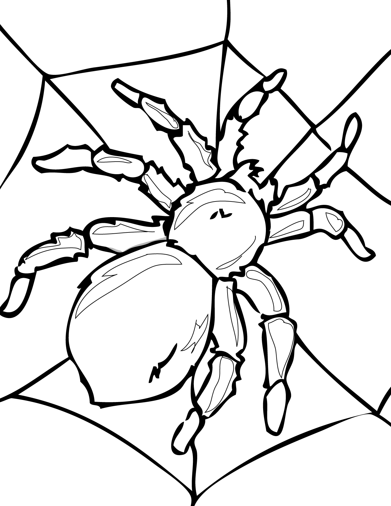 Dessin à colorier: Araignée (Animaux) #595 - Coloriages à Imprimer Gratuits