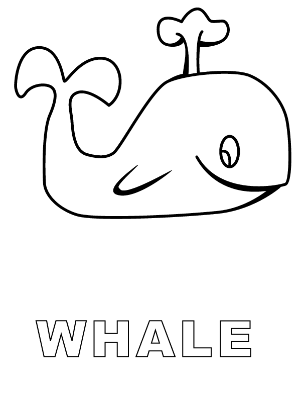 Dessin à colorier: Baleine (Animaux) #905 - Coloriages à Imprimer Gratuits