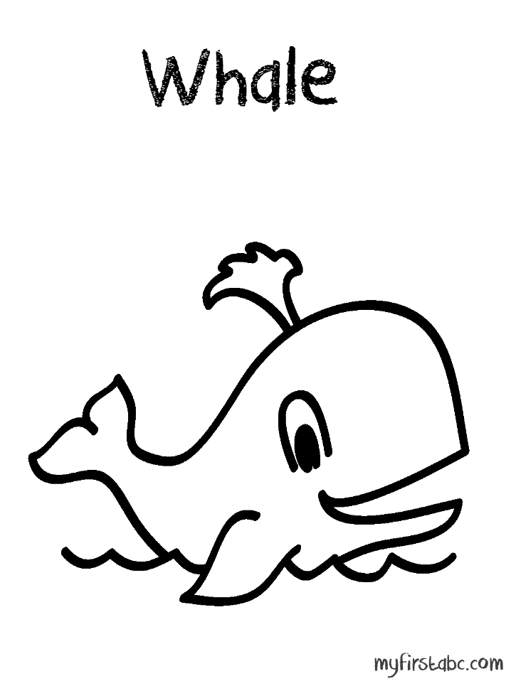 Dessin à colorier: Baleine (Animaux) #958 - Coloriages à Imprimer Gratuits