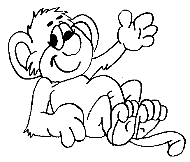 Dessin à colorier: Chimpanzé (Animaux) #2831 - Coloriages à Imprimer Gratuits