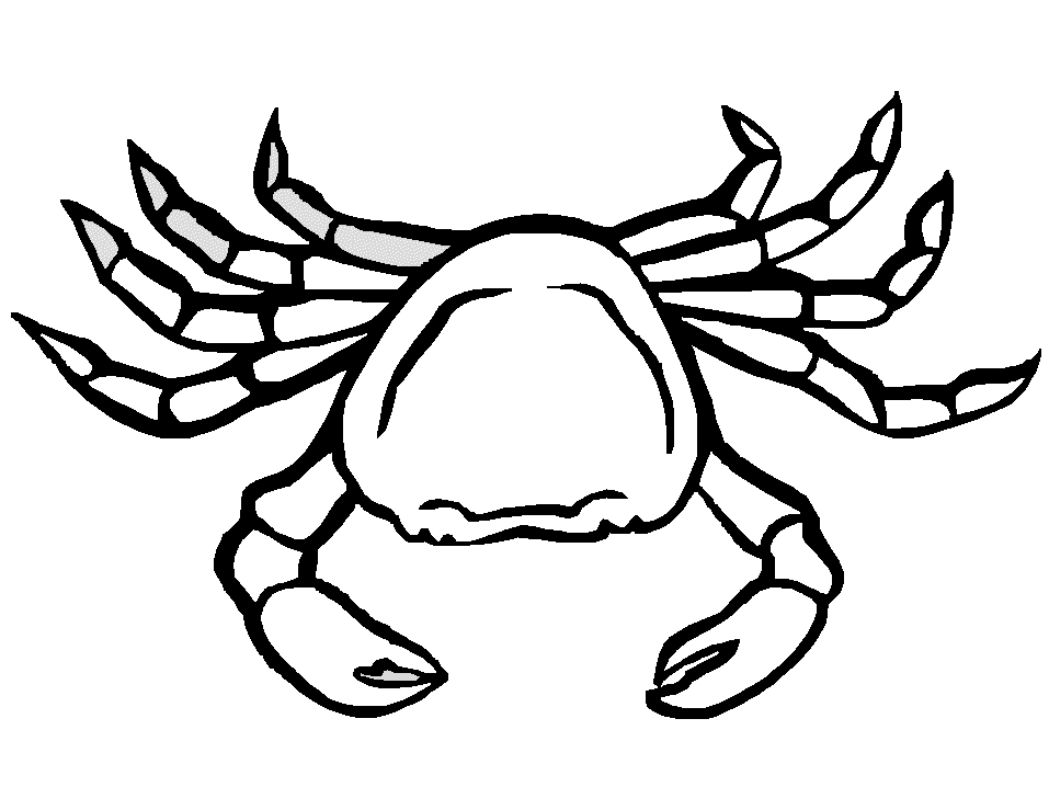 Dessin à colorier: Crabe (Animaux) #4579 - Coloriages à Imprimer Gratuits
