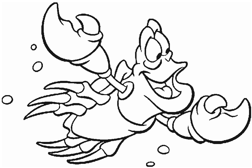 Dessin à colorier: Crabe (Animaux) #4619 - Coloriages à Imprimer Gratuits