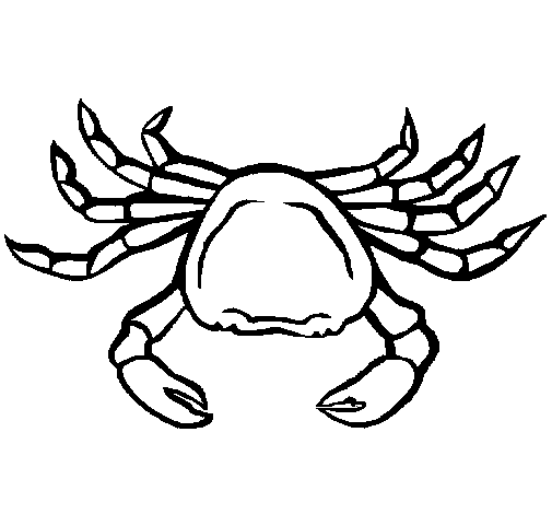 Dessin à colorier: Crabe (Animaux) #4639 - Coloriages à Imprimer Gratuits