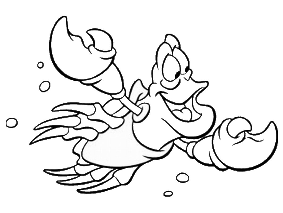 Dessin à colorier: Crabe (Animaux) #4775 - Coloriages à Imprimer Gratuits