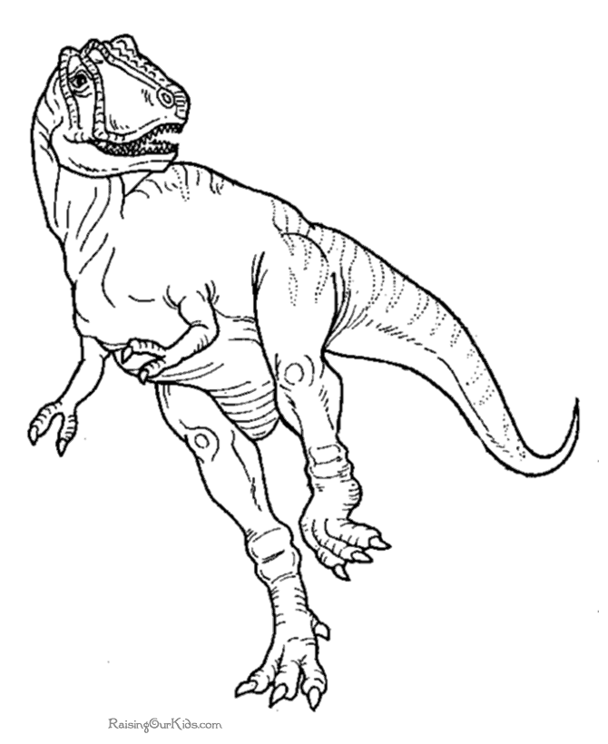 Dessin à colorier: Dinosaure (Animaux) #5640 - Coloriages à Imprimer Gratuits