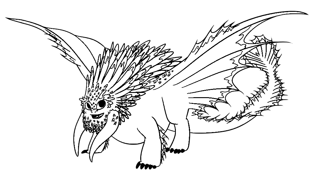 Dessin à colorier: Dragon (Animaux) #5752 - Coloriages à Imprimer Gratuits